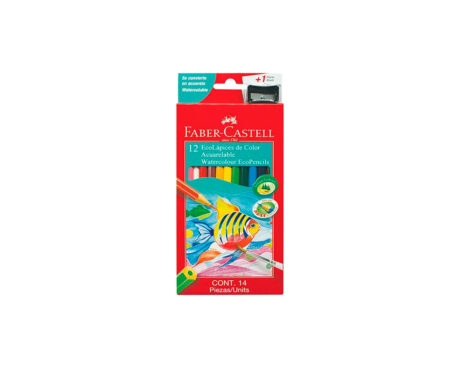 PINTURITAS FABER ACUARELABLES x 12 L PREMIUM