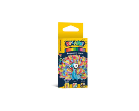 PINTURITAS FABER SPLASH x  6 C. COLORES