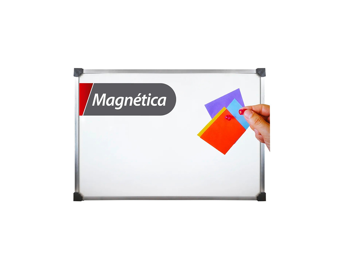 PIZARRA APXER MAGNETICA  90x140 15mm B/ALUMINIO