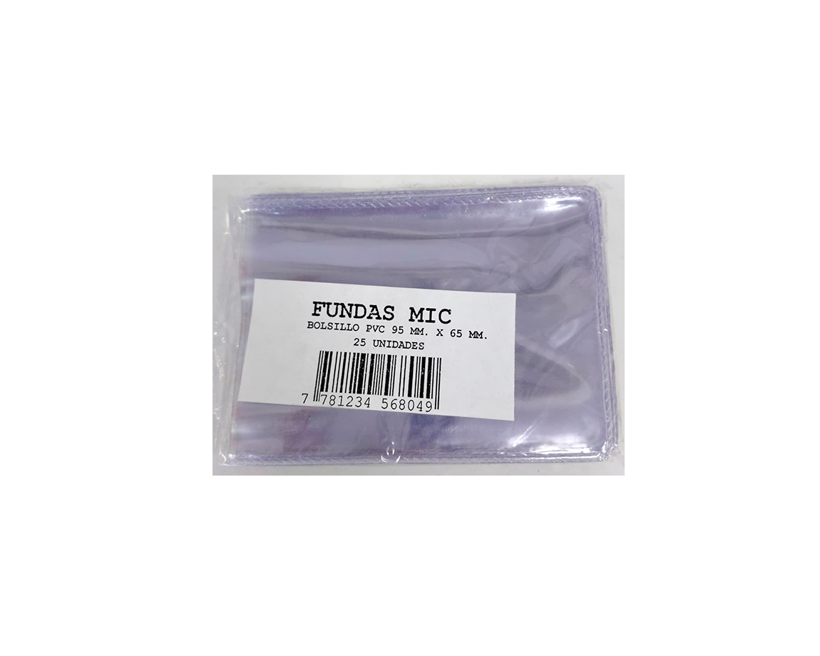 PLASTIFICACION BOLSILLO 65 x 95 x25 UN PLAST