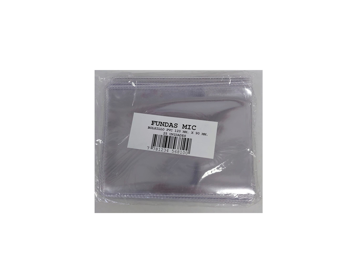 PLASTIFICACION BOLSILLO 90 x 120 25 UN PLAST