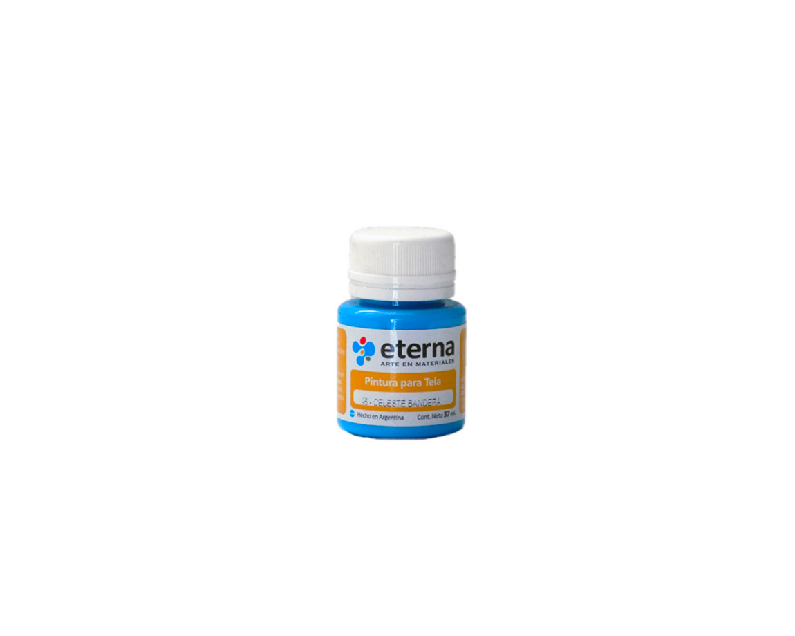 PINTURA ETERNA TELA x 37 ML 46 CELESTE BANDERA