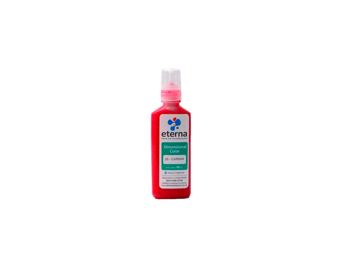 PINTURA ETERNA DIMENSIONAL 40 ML   28 CARMIN