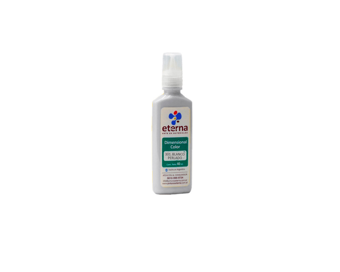 PINTURA ETERNA DIMENSIONAL 40 ML 301 BLANCO PERLADO
