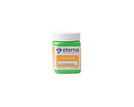 PINTURA ETERNA TELA x250 ML. 65 VERDE MANZANA