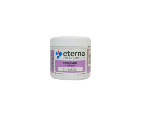 PINTURA ETERNA MATE CHALK 200 ML -01- NIEVE