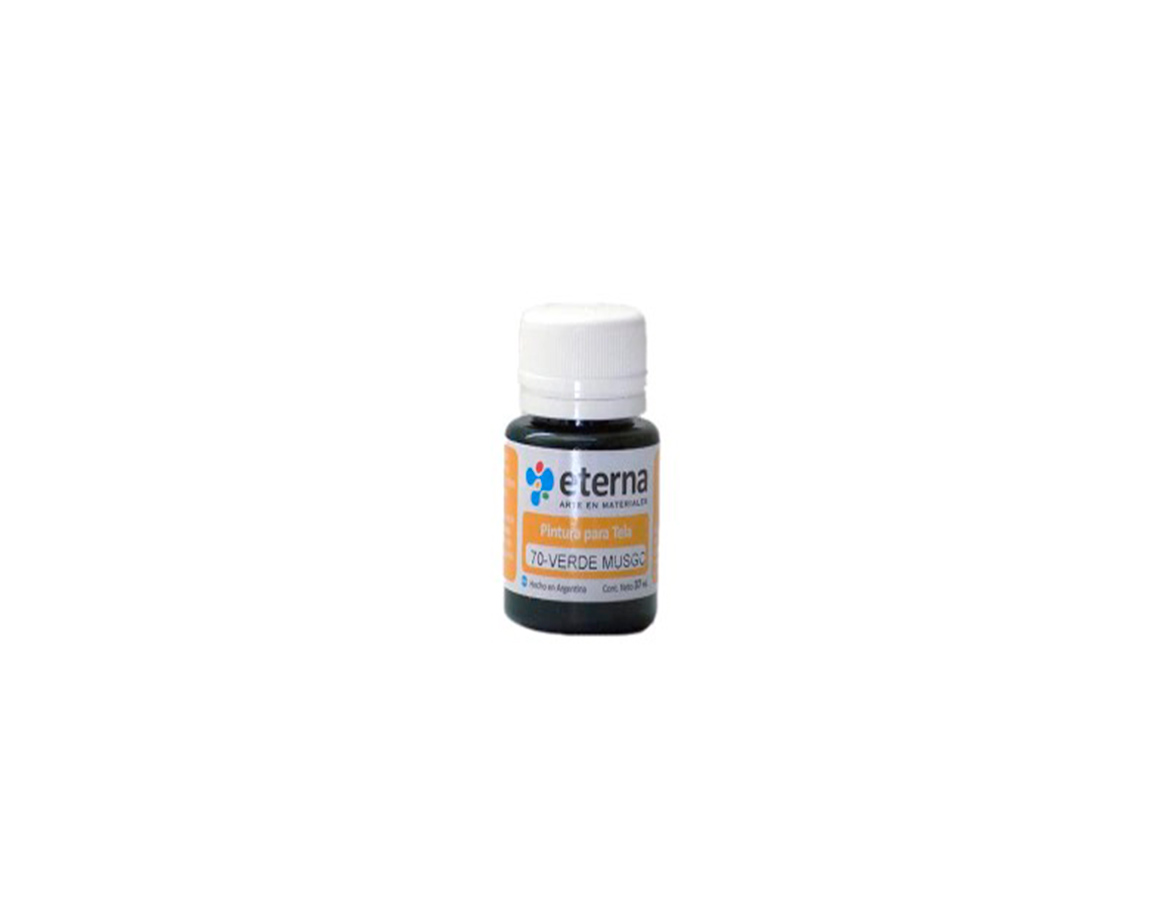 PINTURA ETERNA TELA x 37 ML 71 VERDE CROMO