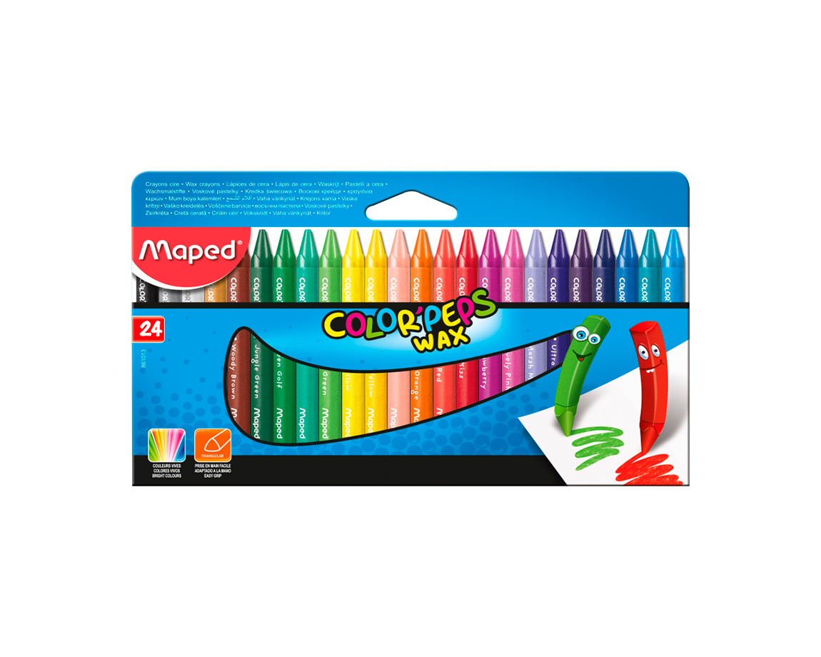 PINTURITAS MAPED COLOR PEPS CERITAS x 24 U.