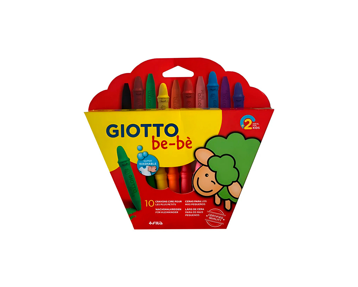 PINTURITAS PAX GIOTTO BEBE CERITAS x 10 UNID.