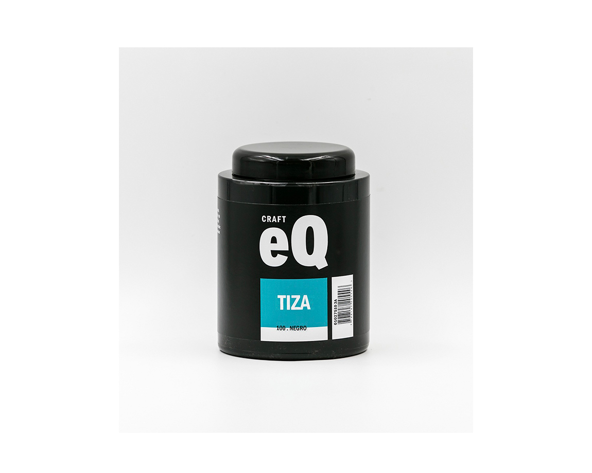 PINTURA EQARTE TIZA 900CC 100 NEGRO