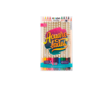 PINTURITAS MOOVING COLORING 3011812 x 12 L ACUARELABLES