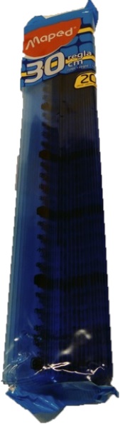 REGLA MAPED CRISTAL 1468193 30CM x 20 UNID