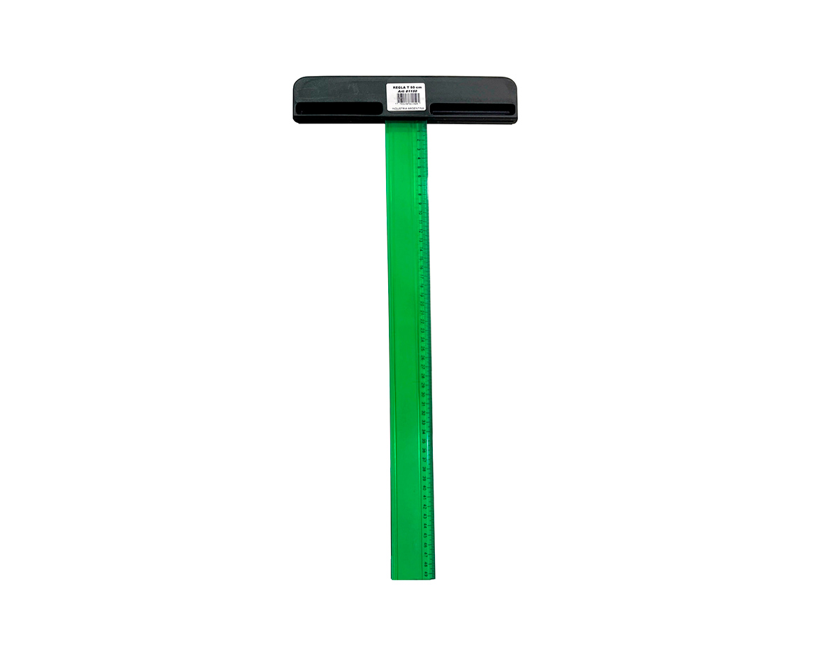 REGLA PIZZINI T 50 CM PLASTICA BISELADA 81150