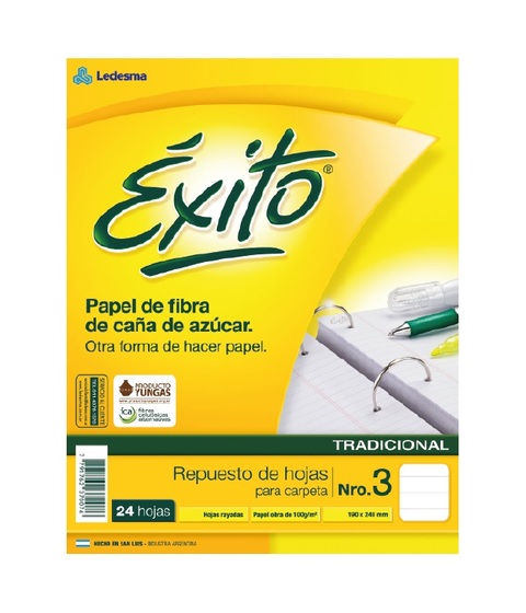 REPUESTOS EXITO ECOLOGICO x 24 HJS =