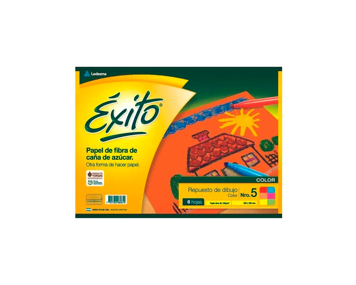 REPUESTOS EXITO DIBUJO Nro 5 COLOR