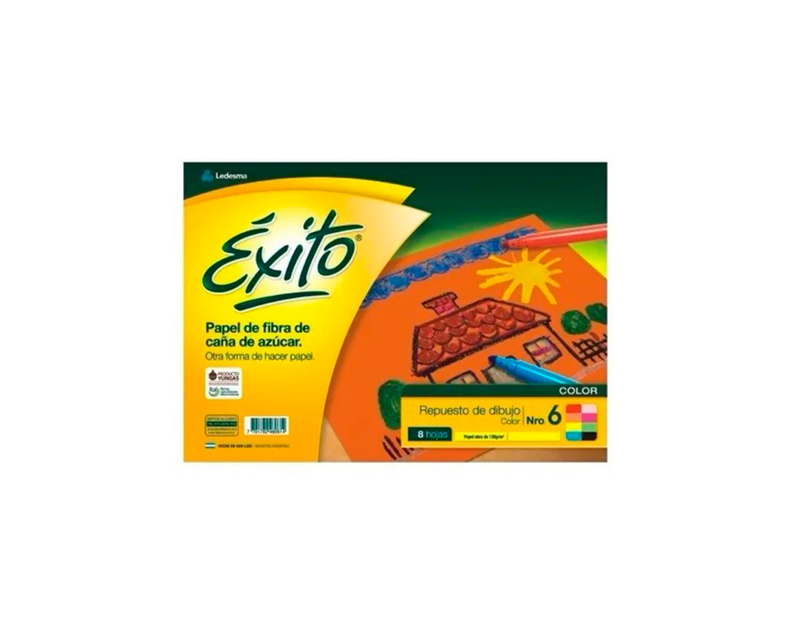 REPUESTOS EXITO DIBUJO Nro 6 COLOR