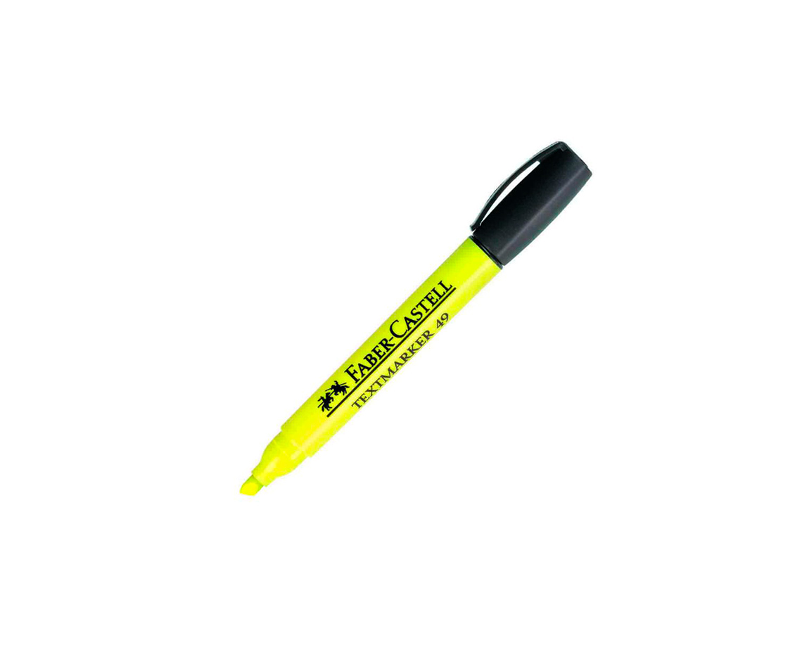RESALTADOR FABER 49 TEXMARKER AMARILLO