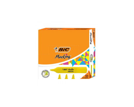 RESALTADOR BIC MARKING AMARILLO x 10 U.