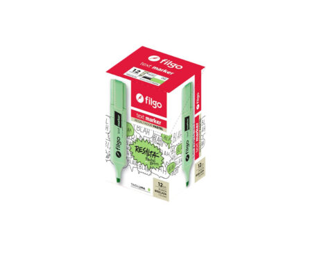 RESALTADOR FILGO CHATO PASTEL VERDE