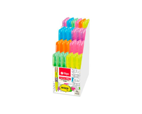 RESALTADOR FILGO FINO CLIP FLUO EXHIBIDOR x72