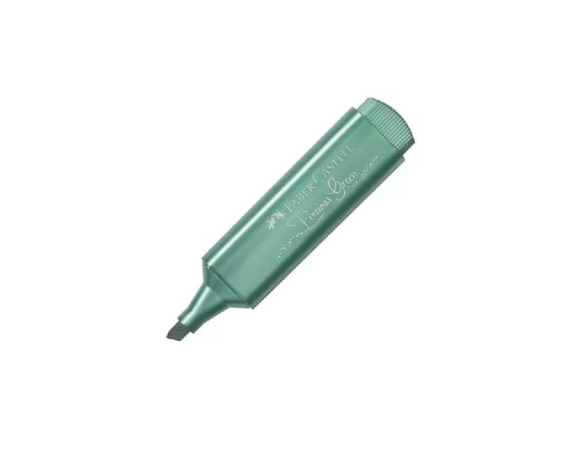 RESALTADOR FABER 46 METALLIC x 10 U. VERDE