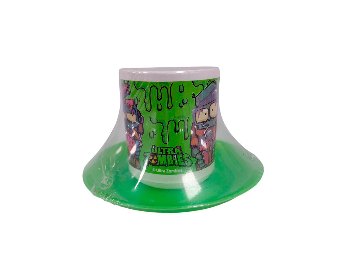 TAZA C/PLATO CRESKO OM150 ZOMBIES