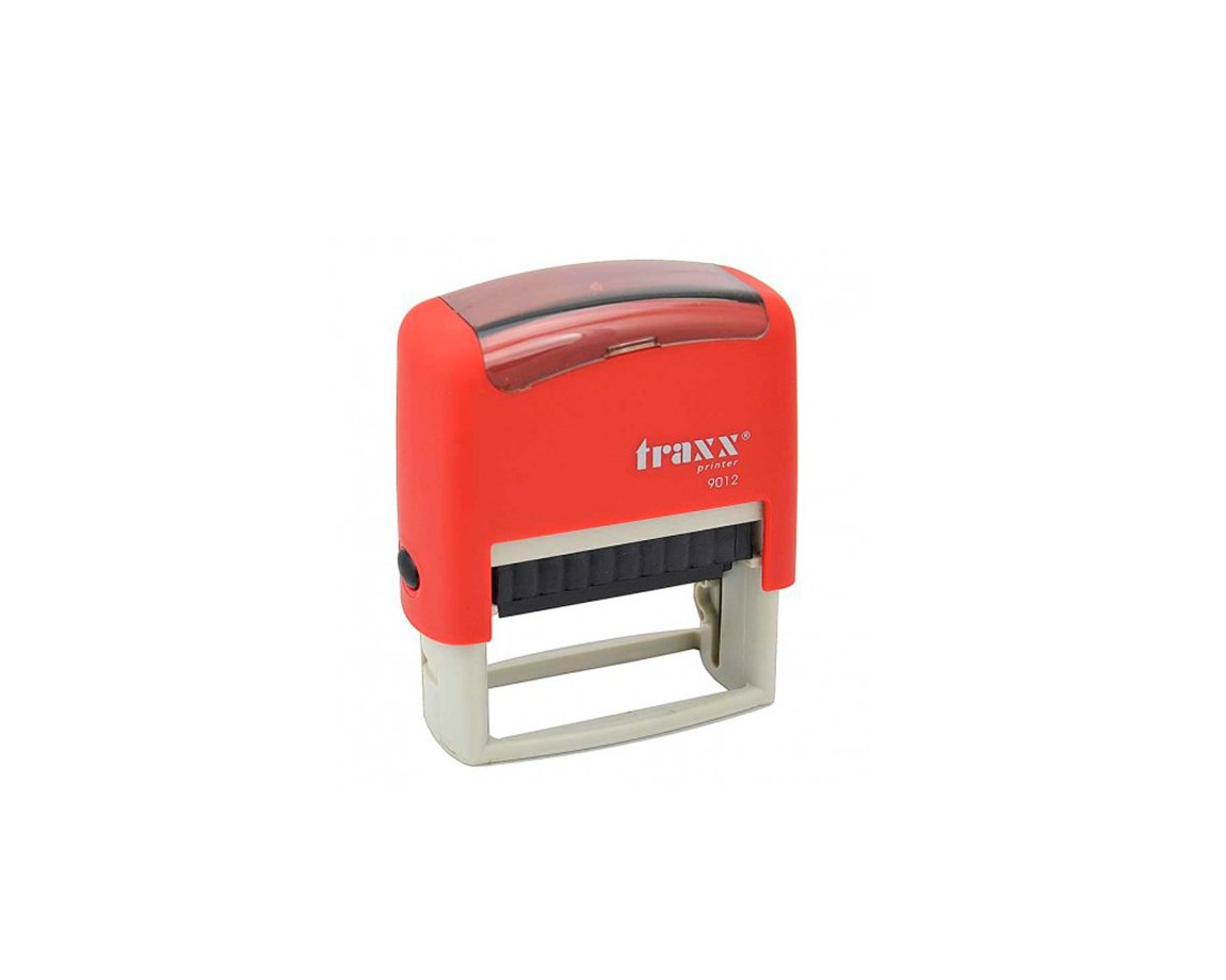 SELLOS TRAXX 9012 AUTOMATICO 18x48 ROJO