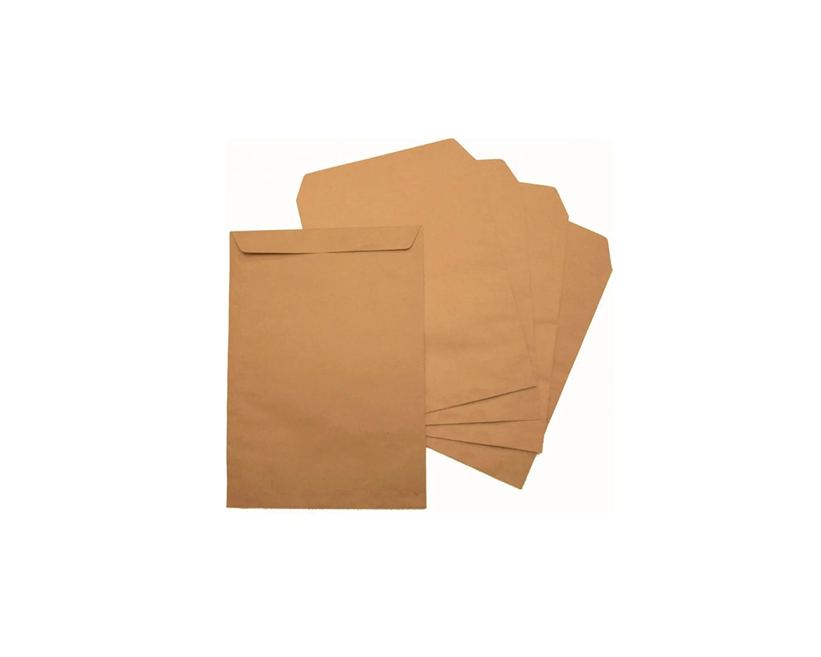 SOBRE KRAFT 170 GRS PACKx10 (37x52) P/HOJAS DIBUJO