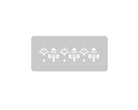 STENCIL EQARTE 4.5x17 CM Nro 256 ORNAMENTO