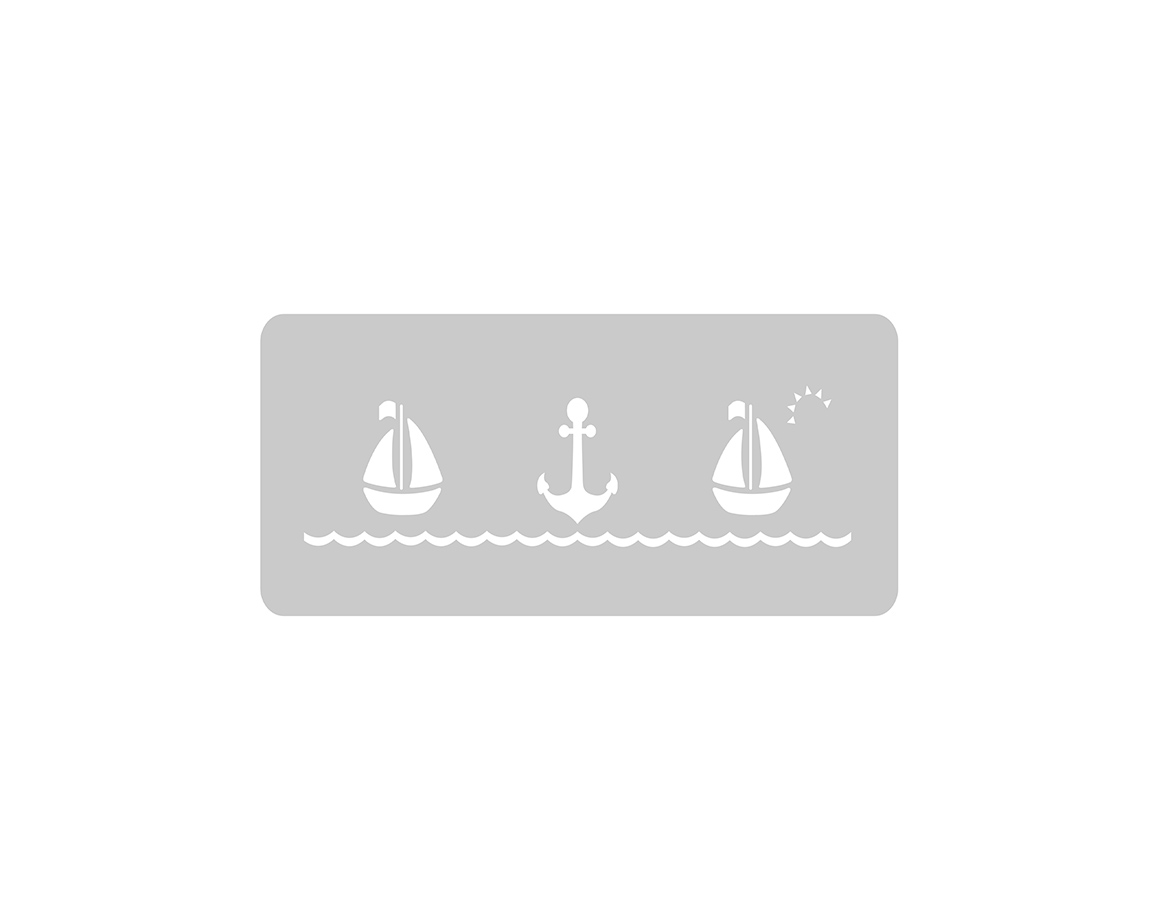 STENCIL EQARTE 4.5x17 CM Nro 325 MARINA