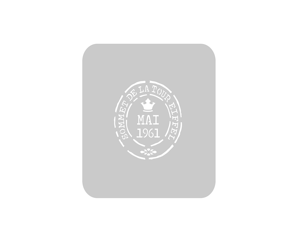 STENCIL EQARTE 15x15 CM Nro 931 SELLO MAI