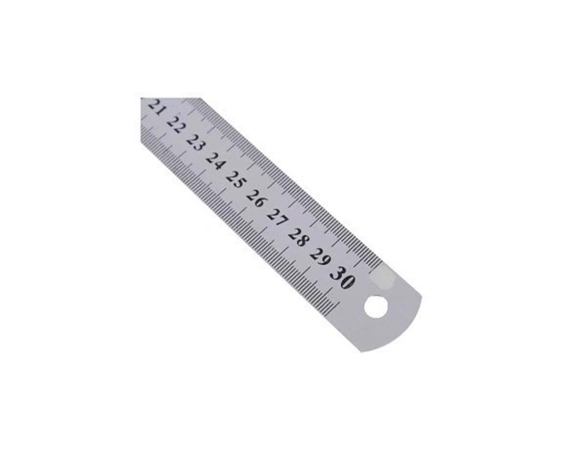 REGLA DE ACERO  30 CM ASB
