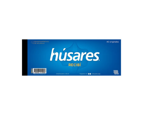 TALONARIO HUSARES 1902 RECIBI CHICO