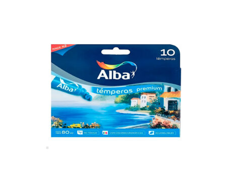 TEMPERA ALBA POMO CROMATICO 8 ML  x10U. AMARILLO