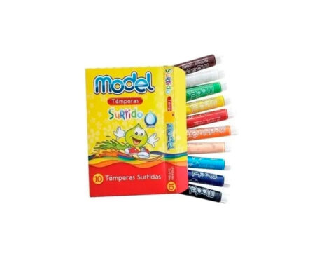 TEMPERA MODEL POMO 8 ML Cx10 SURTIDOS