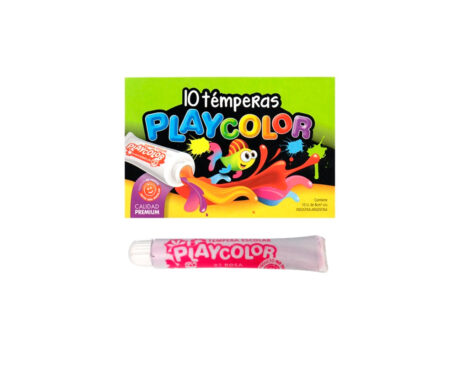 TEMPERA PLAYCOLOR POMO 8ML x 10 U. ROSA