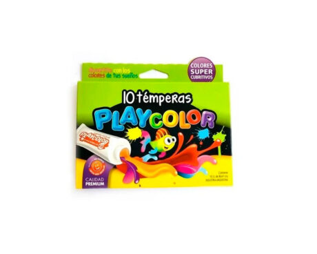 TEMPERA PLAYCOLOR POMO 8ML x 10 U. NARANJA