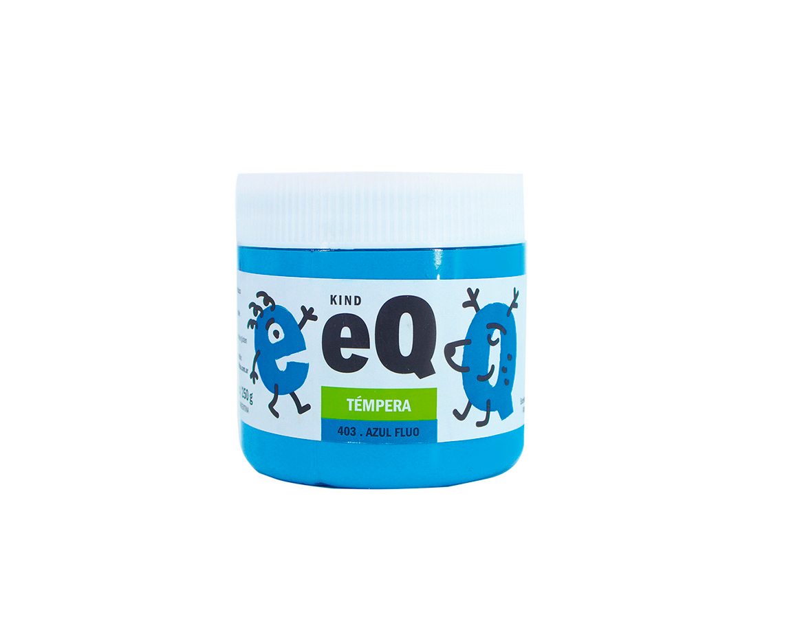 TEMPERA EQ POTE 250GS 403 FLUO AZUL