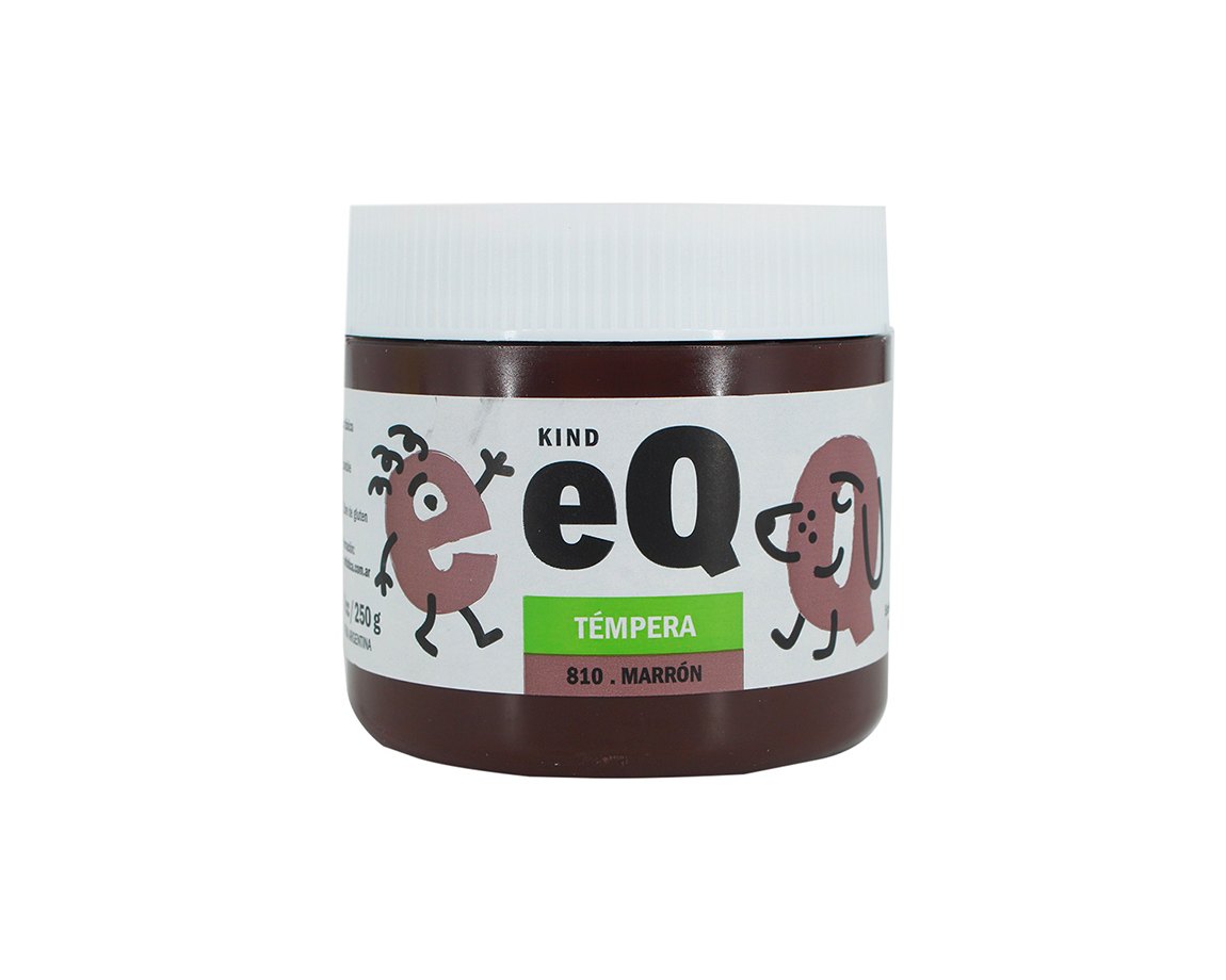 TEMPERA EQ POTE 250GS 810 MARRON
