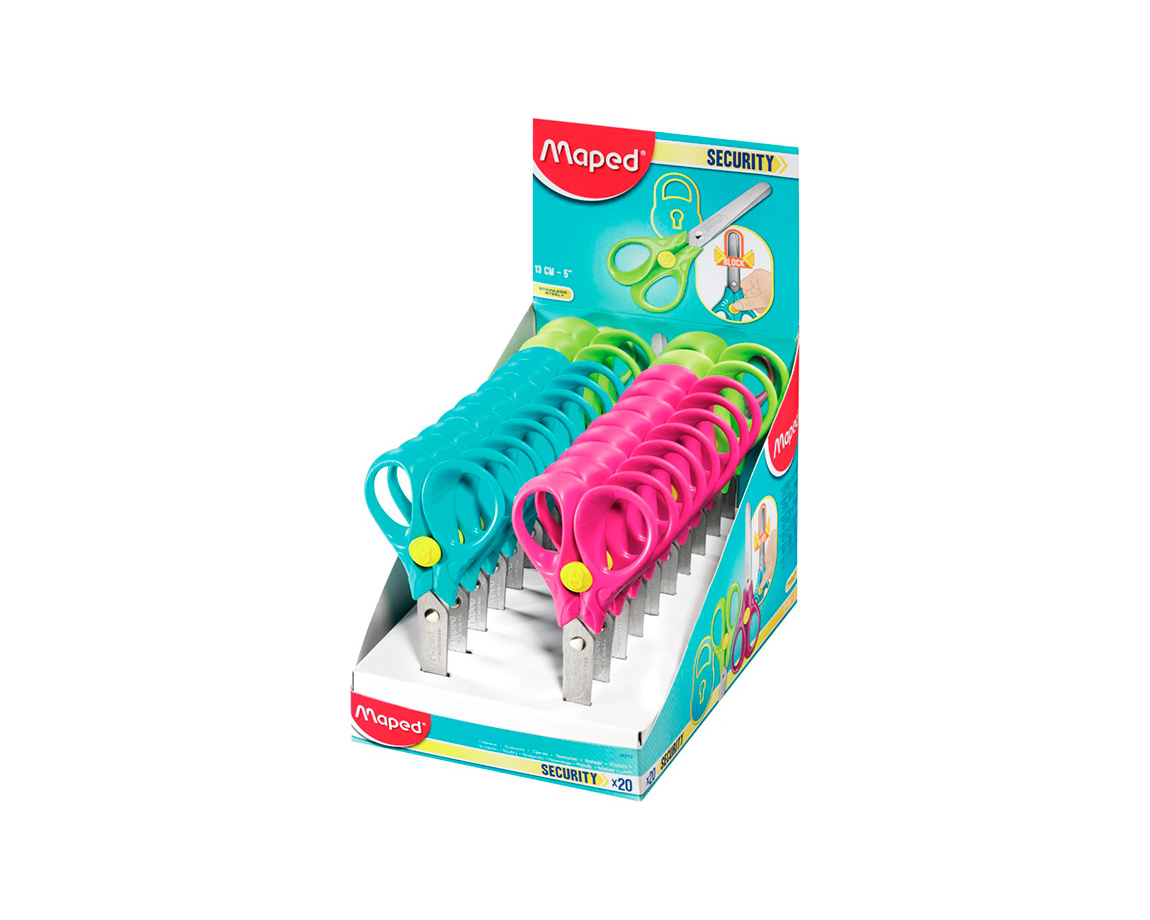 TIJERA MAPED 13 CM SECURITY 3D x UNID. 473112
