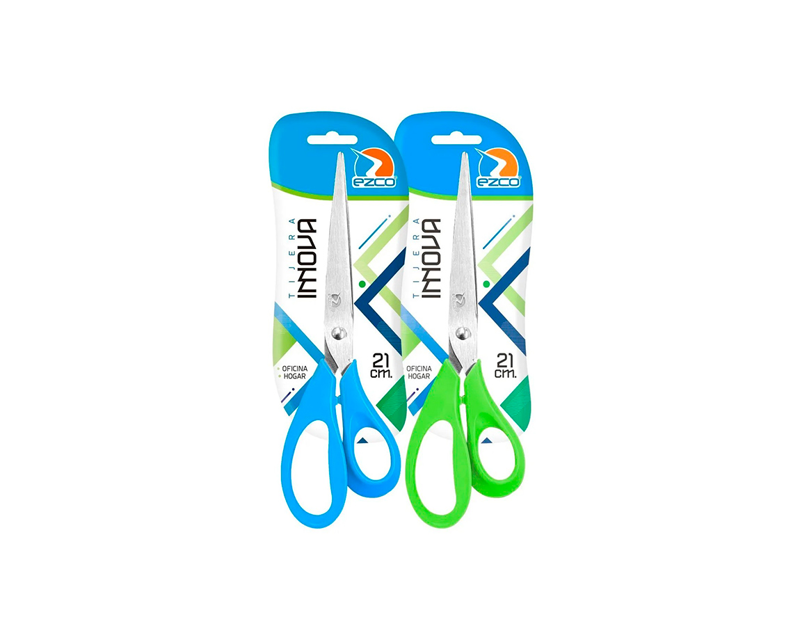 TIJERA EZCO INNOVA 21 CM BLISTER