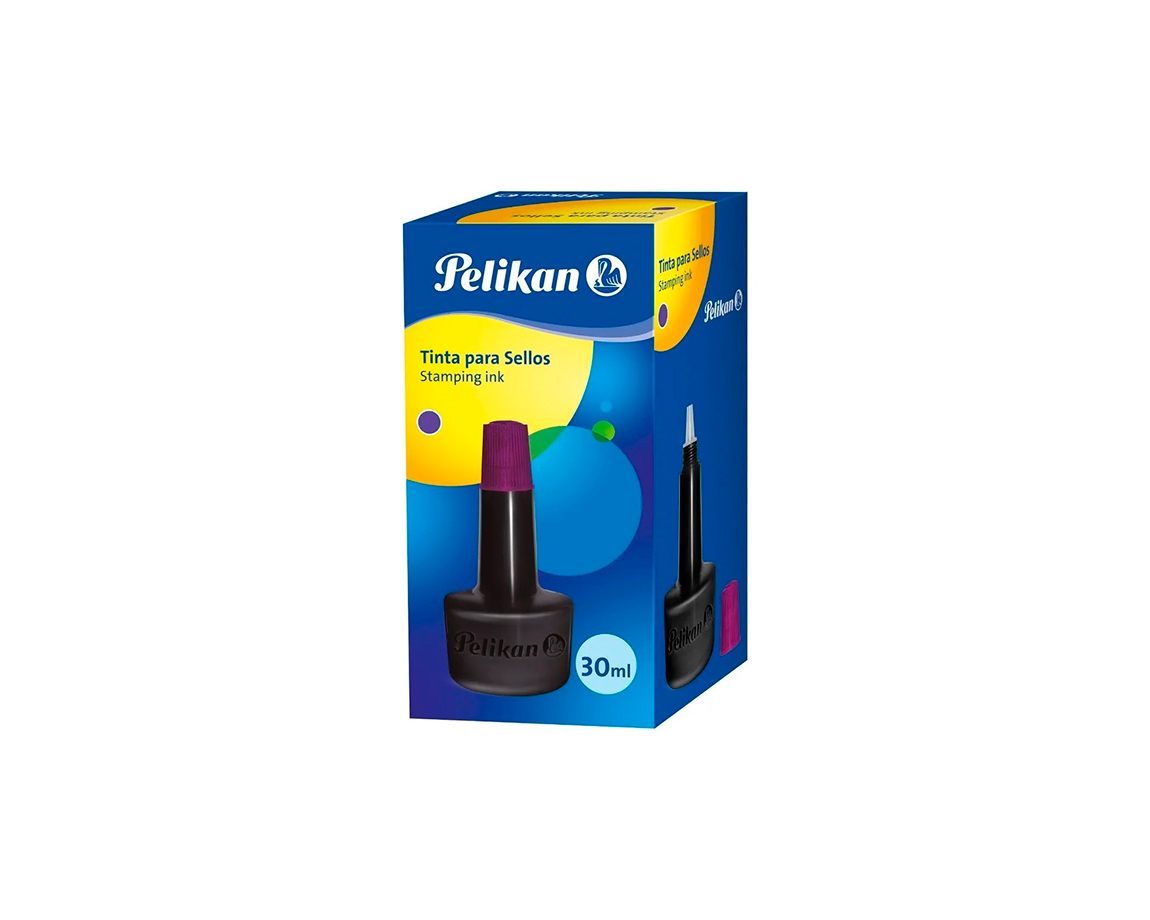 TINTA PELIKAN P/SELLOS 4K 30 CC. x U. VIOLETA