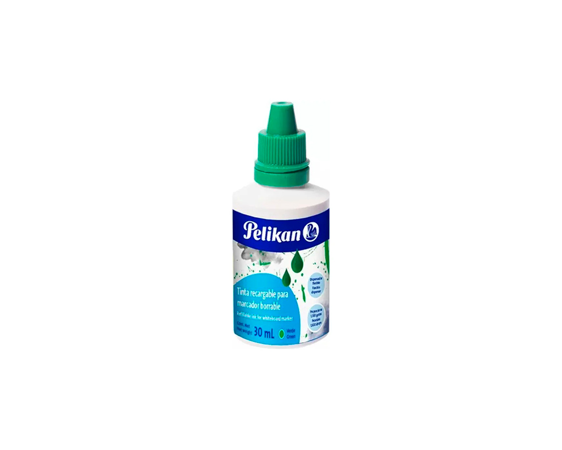 TINTA PELIKAN P/MARCADOR PIZARRA 30CC x U. VERDE