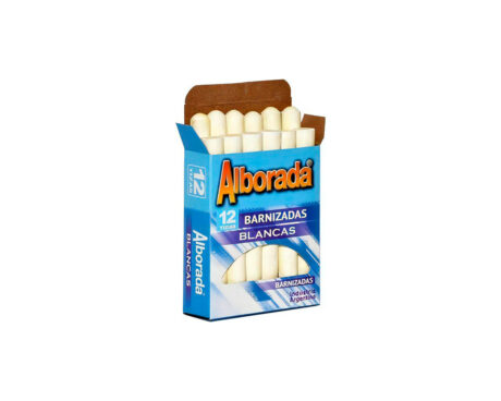 TIZAS ALBORADA CAJA BLANCA x 12 UNDS.