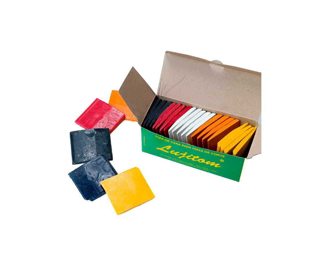 TIZAS LUJITOM DE MODISTA PLAST. CAJA x 25 UNDS SURTIDAS