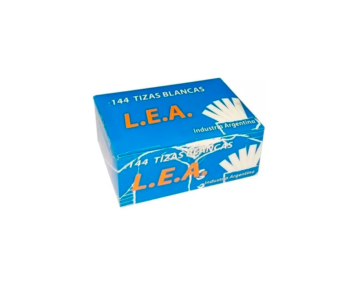 TIZAS L.E.A BLANCA CAJA x 144 UNID.