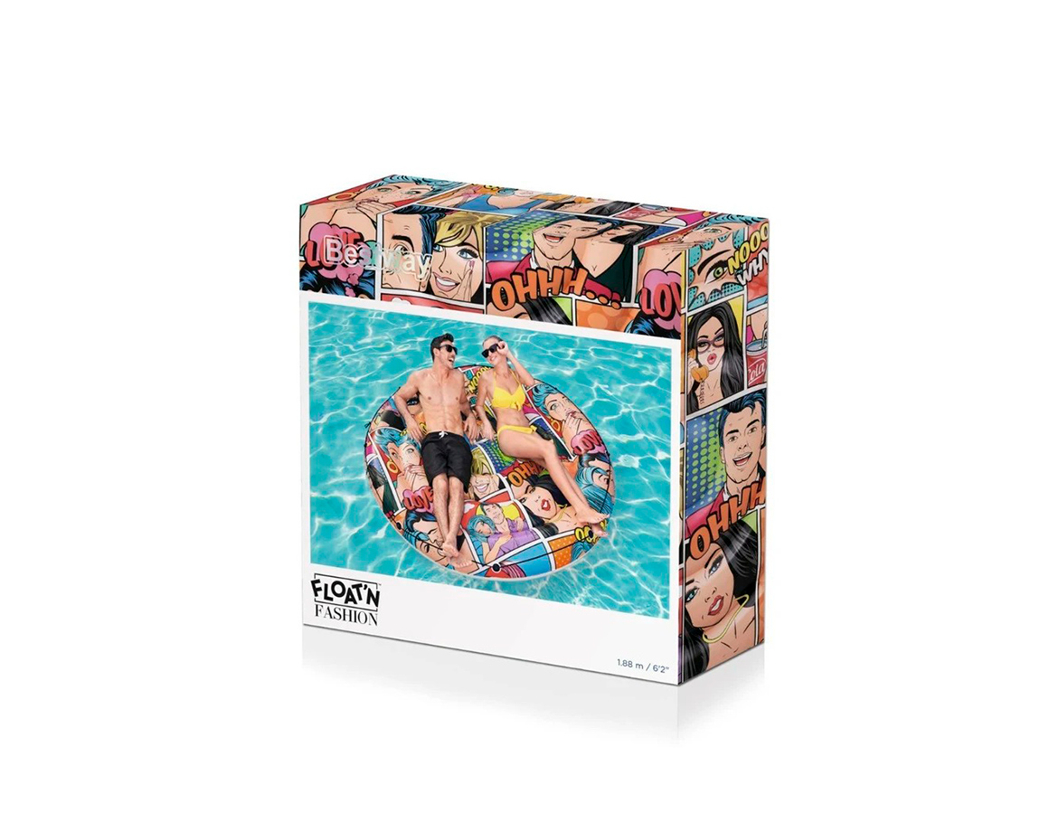 JUGUETE BESTWAY INFLABLE 43264 POP ART 188 CM