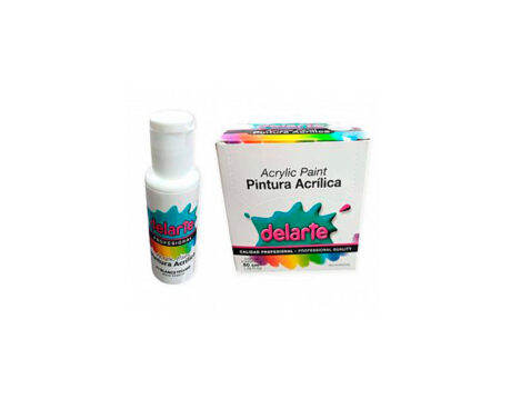 ACRILICO DELARTE  01 BLANCO TITANIO x 50 CM