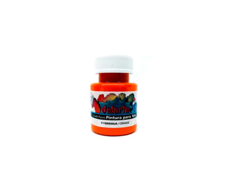 PINTURA DELARTE TELA  11 NARANJA  x 37 CC