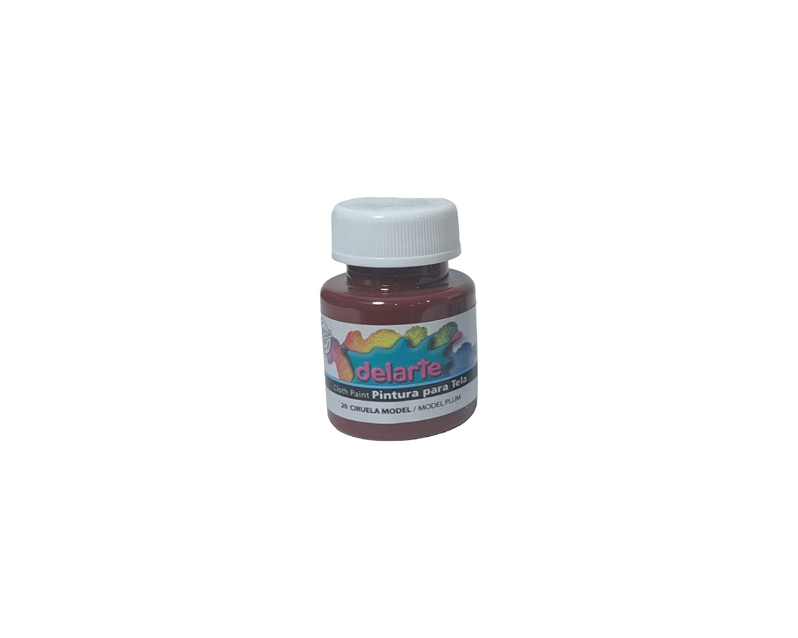 PINTURA DELARTE TELA  20 CIRUELA  x 37 CC